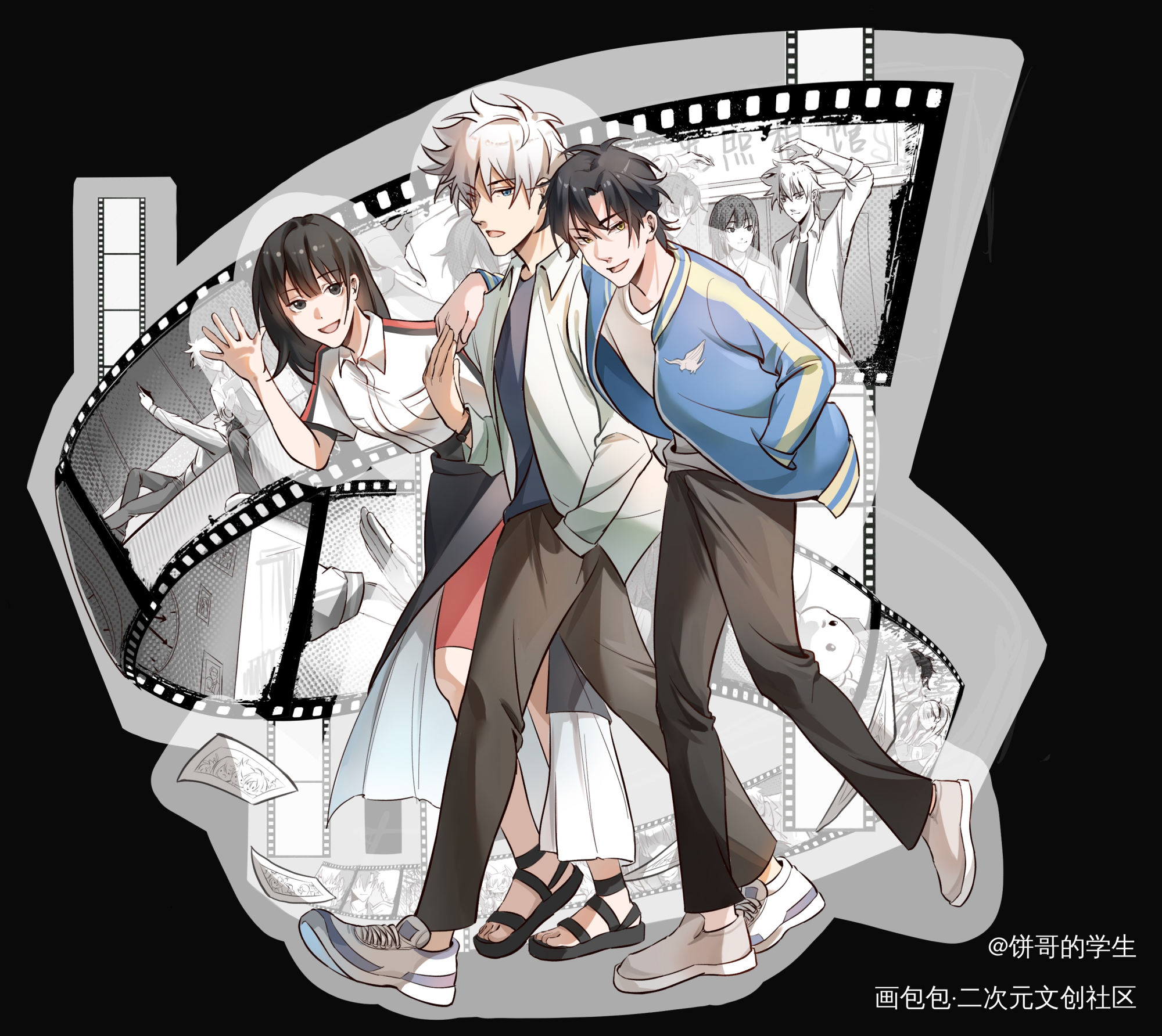 想做个双层亚克力立牌_时光代理人绘画作品