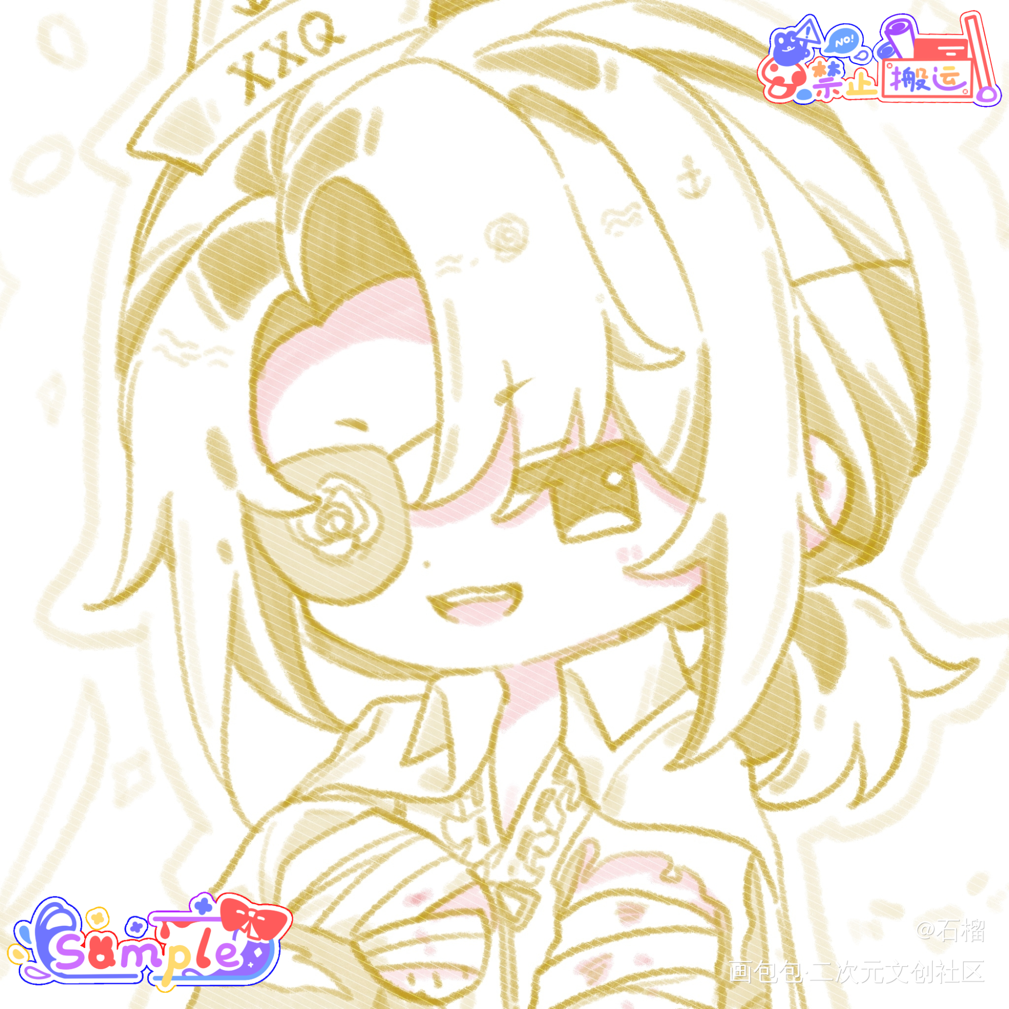 🐙海底小纵队🐙_我只喜欢你的人设私人稿件周自珩夏习清绘画作品