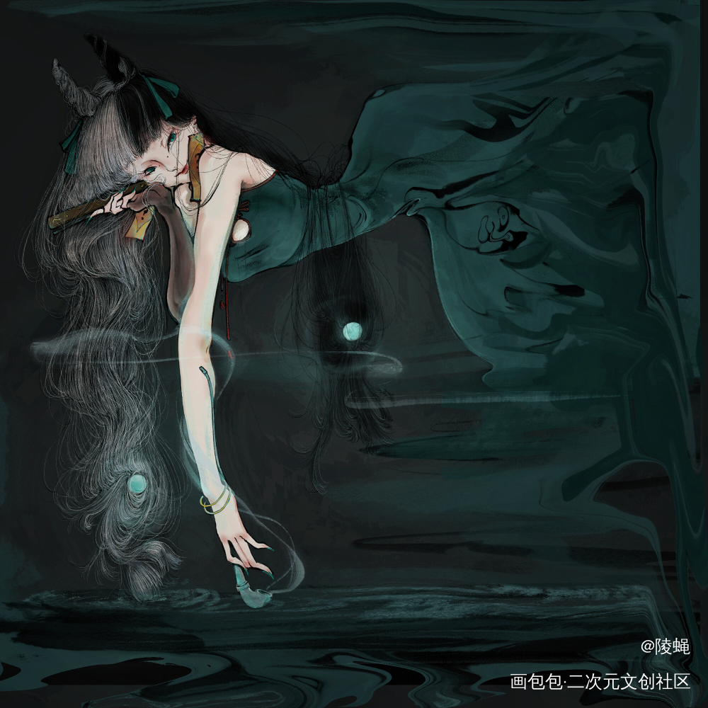 oc约稿_平涂稿件展示稿件约稿oc绘画作品