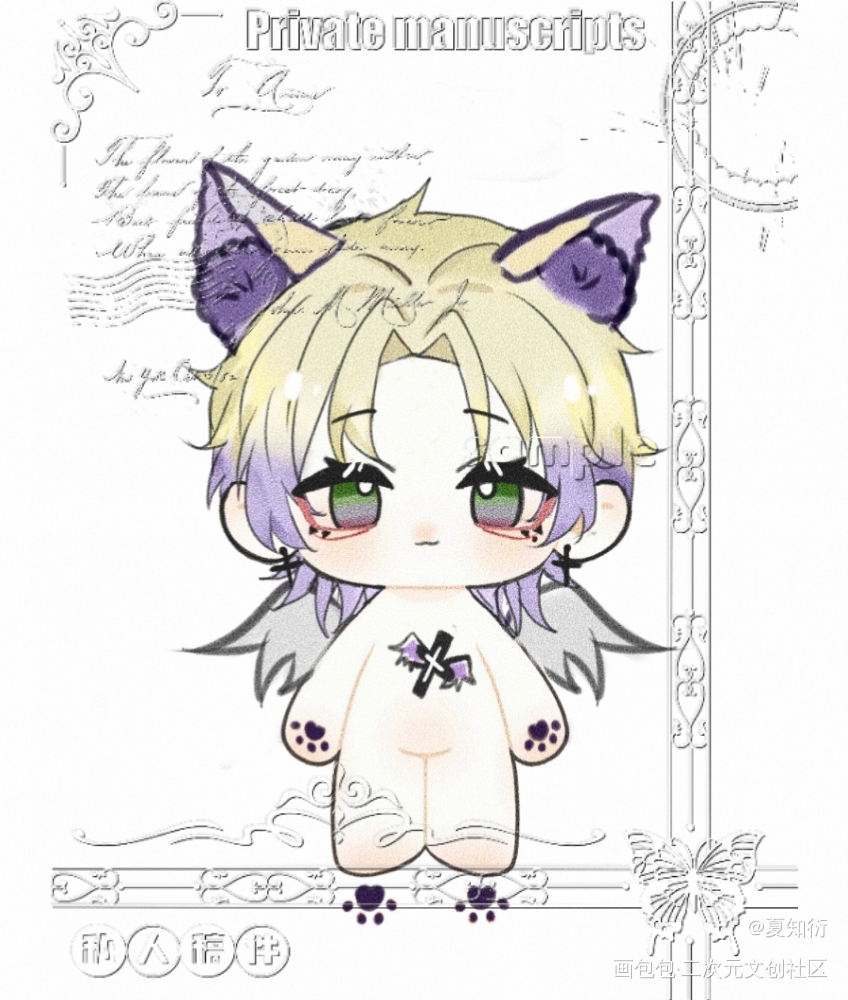 QQ人_板绘涂oc绘画作品