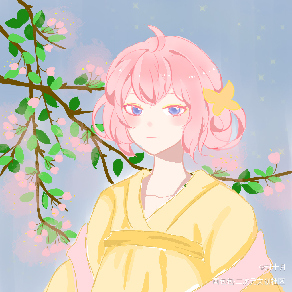 御花之神_板绘涂绘画作品