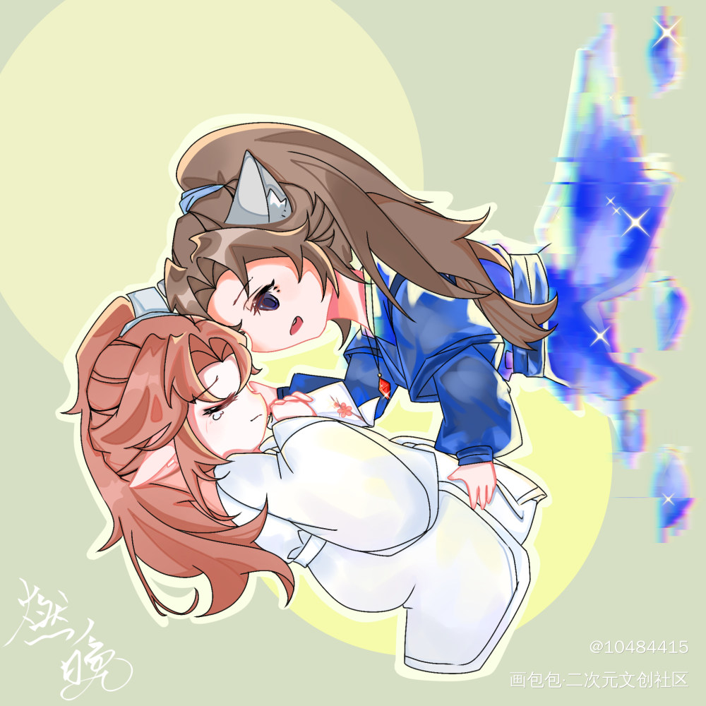好寡夫喵↺_二哈和他的白猫师尊燃晚绘画作品