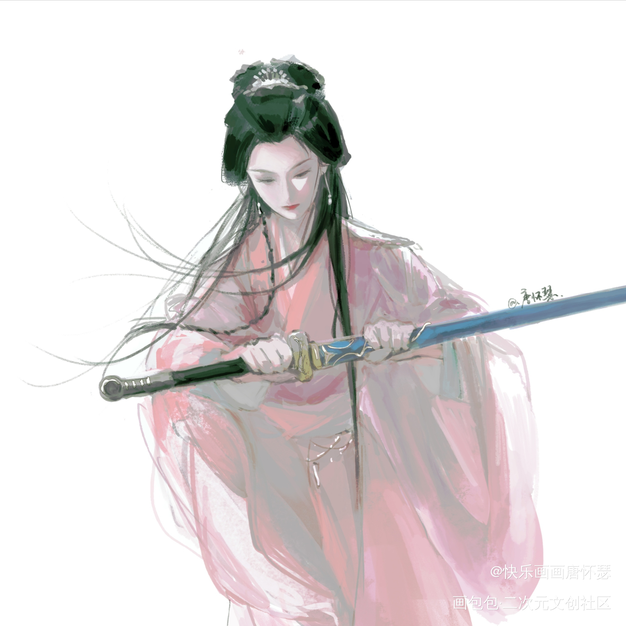 乔婉娩_莲花楼古风插画乔婉娩绘画绘画作品