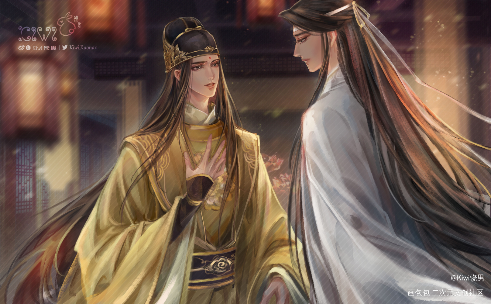 【曦瑶】_魔道祖师曦瑶墨香铜臭绘画作品