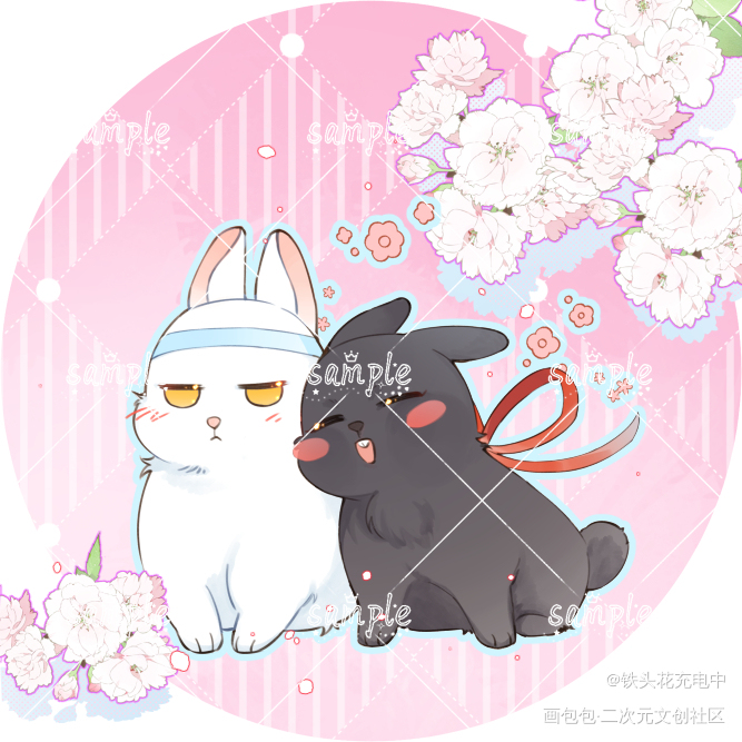 小动物的稿_头像约稿绘画作品
