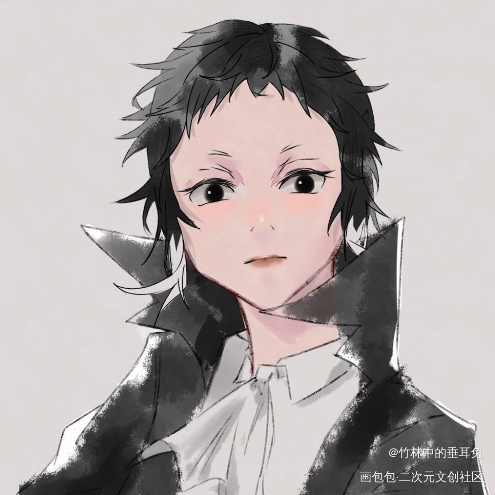 芥芥_文豪野犬文豪野犬芥川龙之介绘画作品
