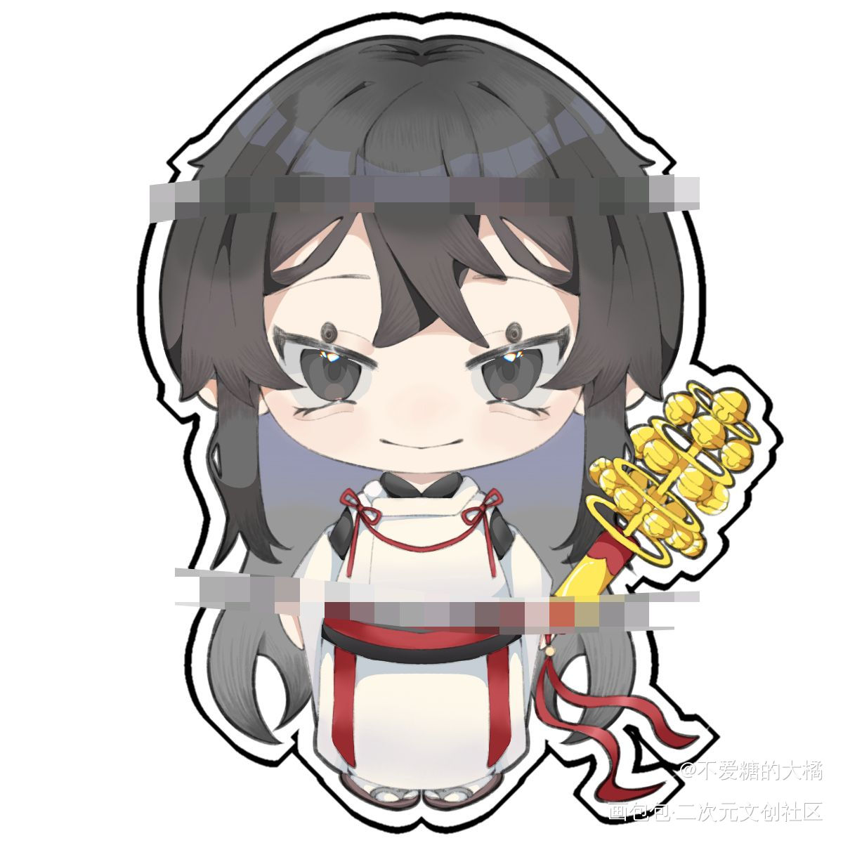 _我在惊悚游戏里封神绘画作品