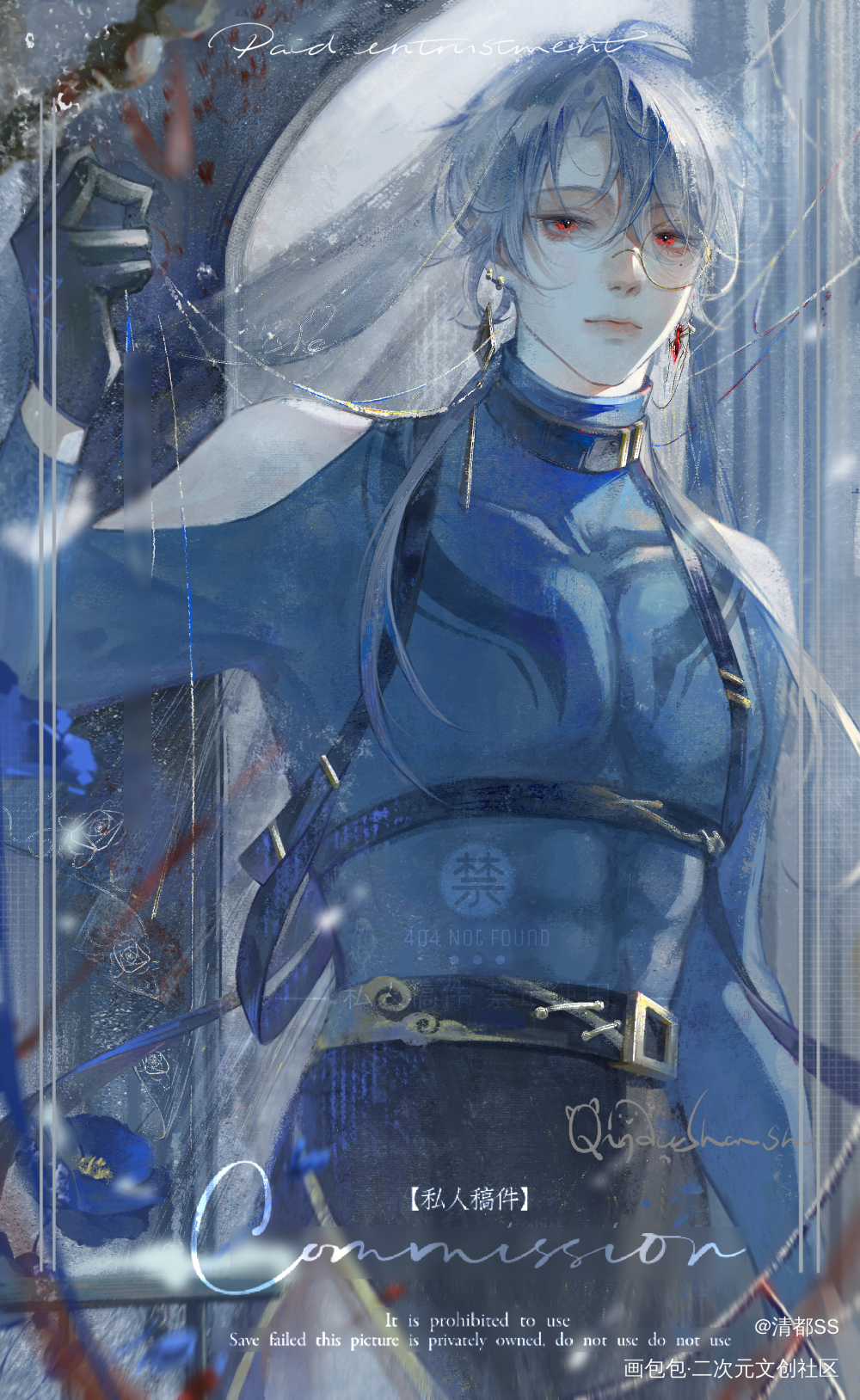 洪雪_插画oc绘画作品