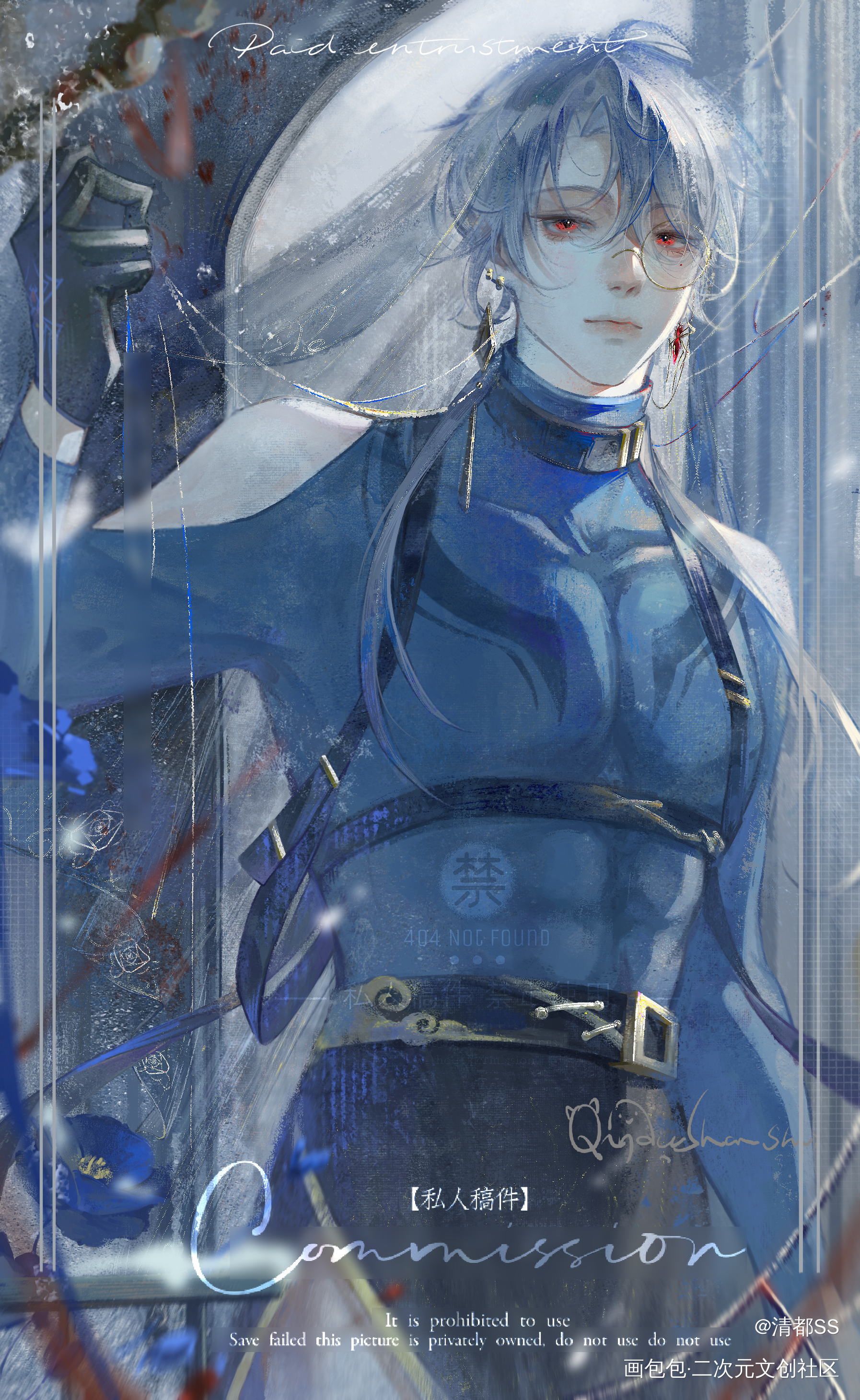洪雪_插画oc绘画作品