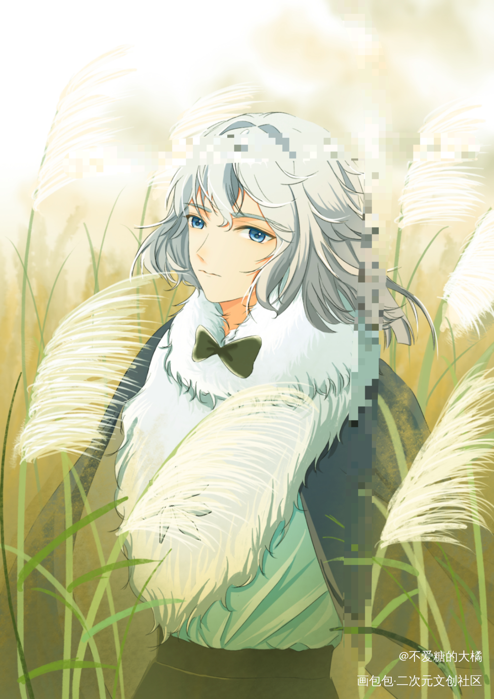 芦苇里的菇菇_光遇平菇绘画作品