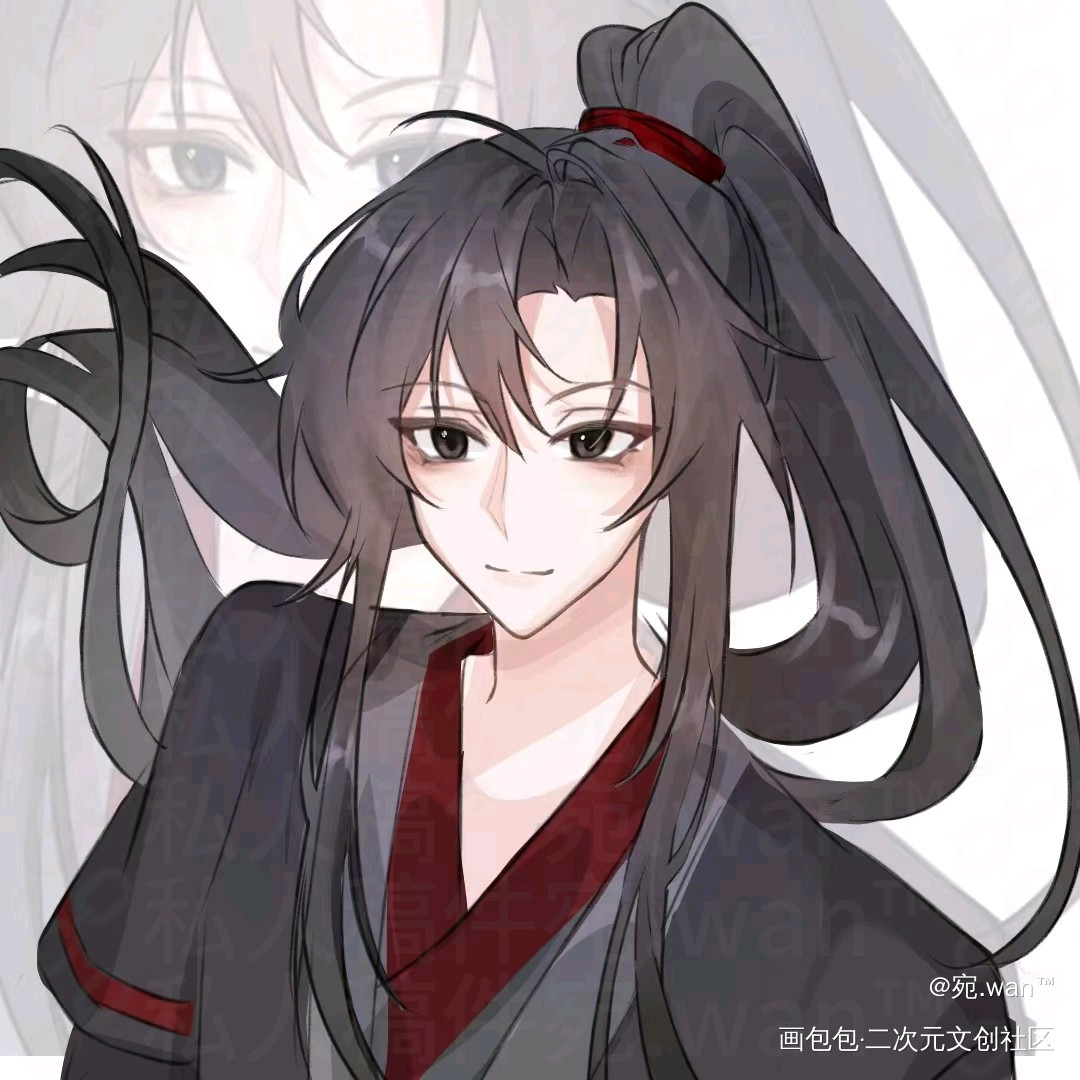 魔道_魔道祖师忘羡蓝忘机魏无羡墨香铜臭绘画作品