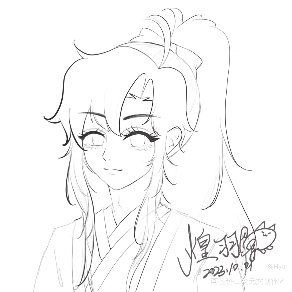 涂个小羡_魔道祖师魏无羡绘画作品