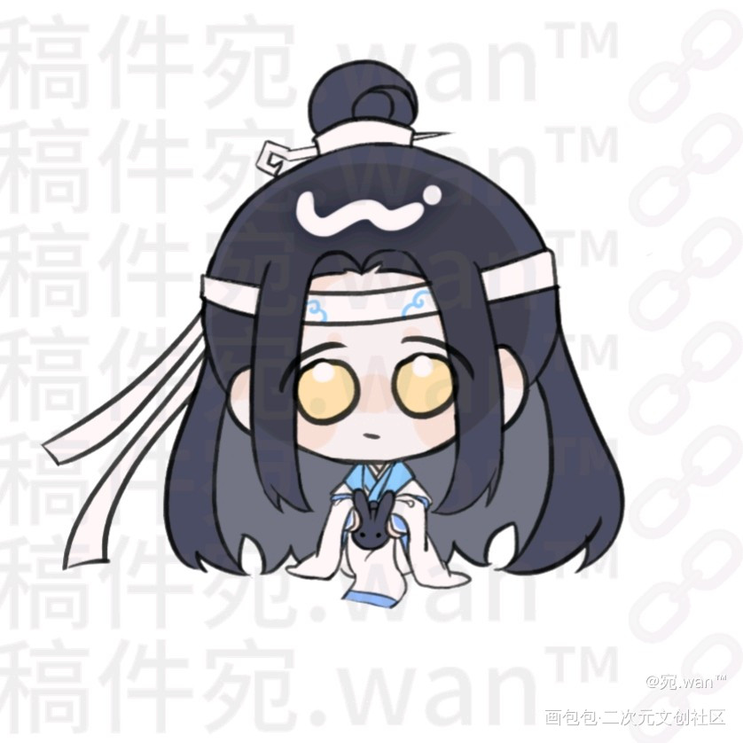 魔道_魔道祖师忘羡蓝忘机魏无羡墨香铜臭绘画作品