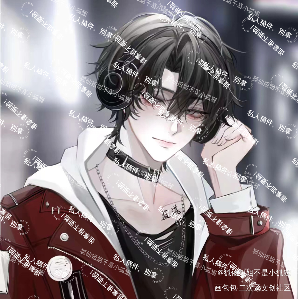 方卡_魔道祖师忘羡魏无羡绘画作品