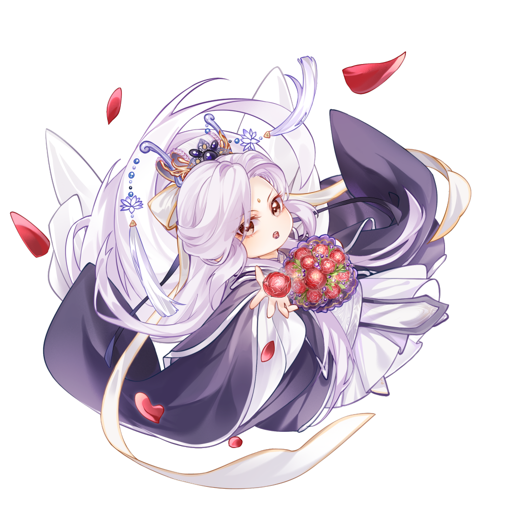 我流Q谈_霹雳布袋戏谈无欲古风Q版同人绘画作品