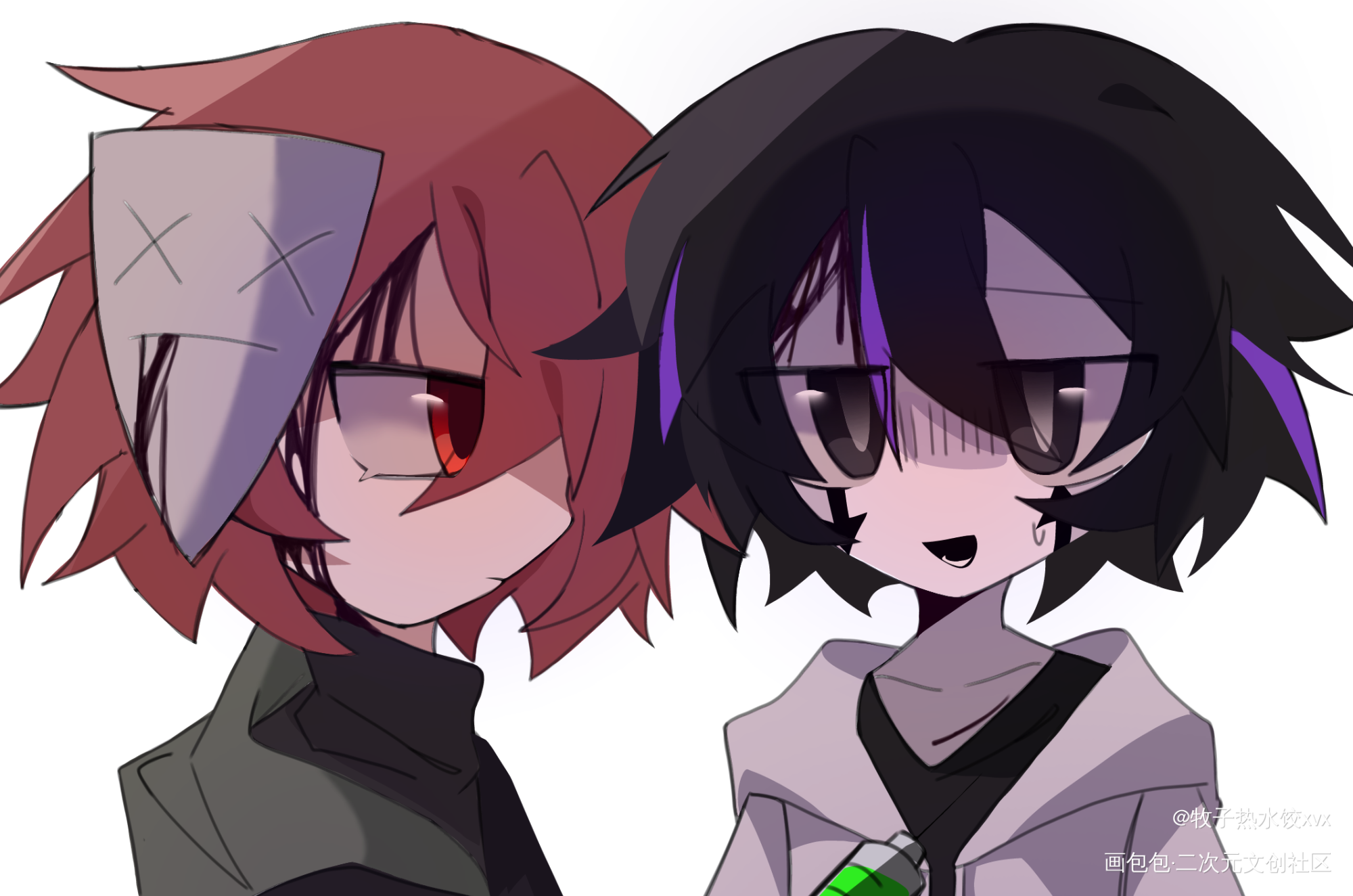 OC_摸鱼原创oc绘画作品