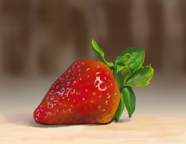 草莓_绘画作品