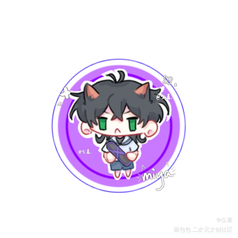 miya_无限滑板Miya知念实也绘画作品