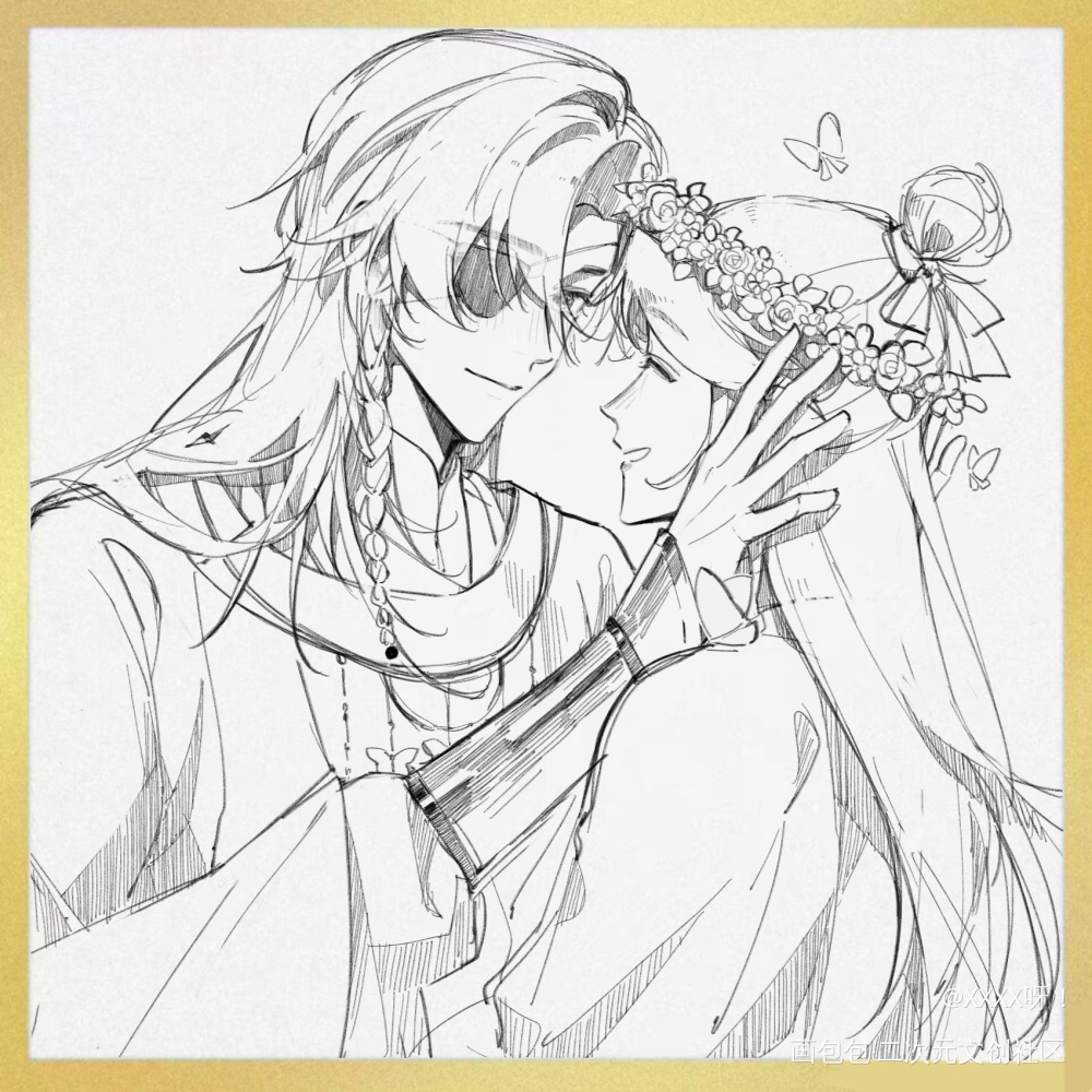 花怜_天官赐福花怜谢怜花城绘画作品