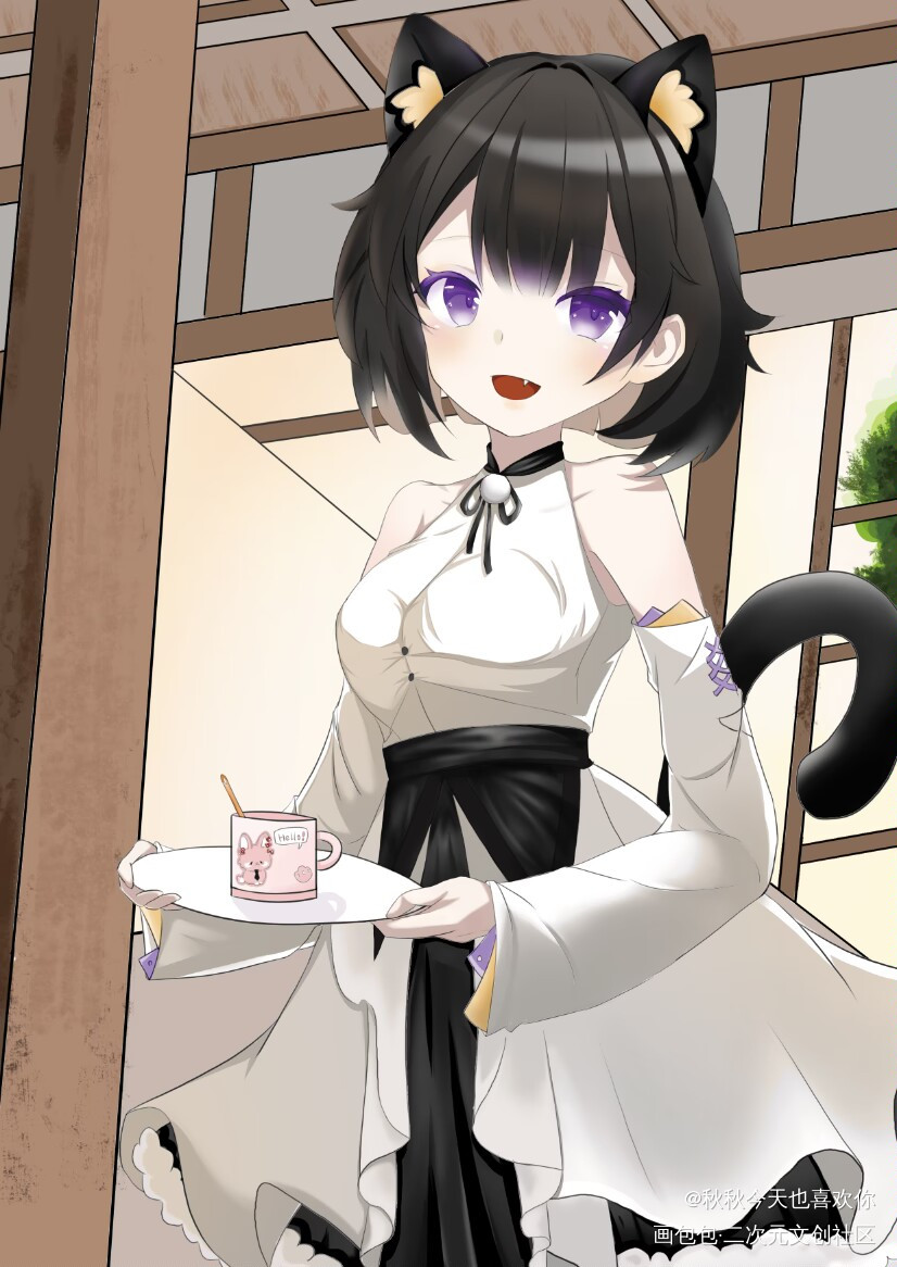 平涂_板绘涂稿件画画原创绘画作品
