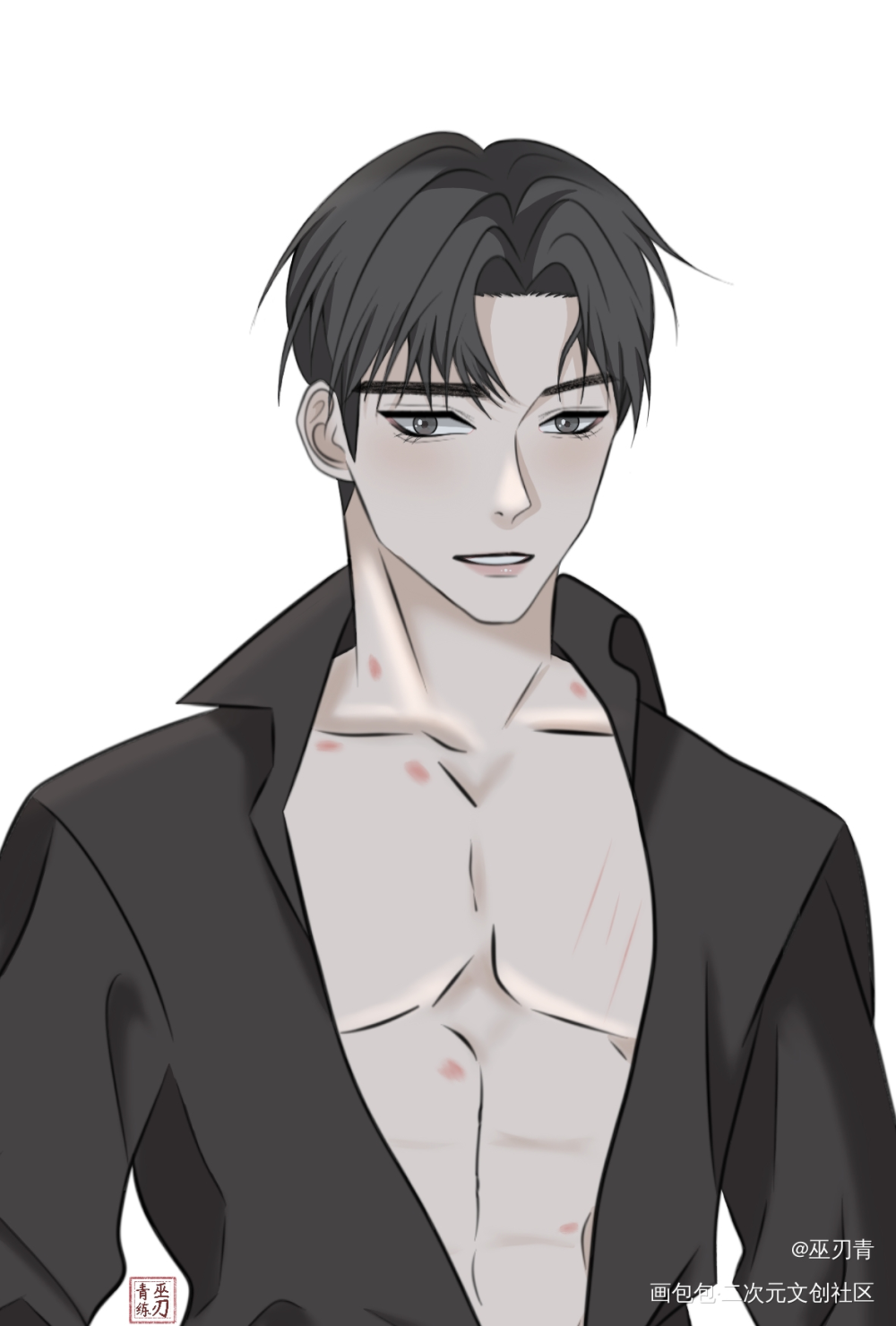 原炀（是个练习）_日常碎碎念绘画作品