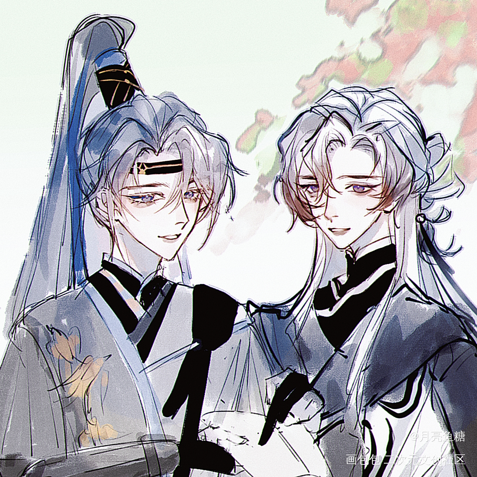 傅副官_代号鸢傅融绘画作品