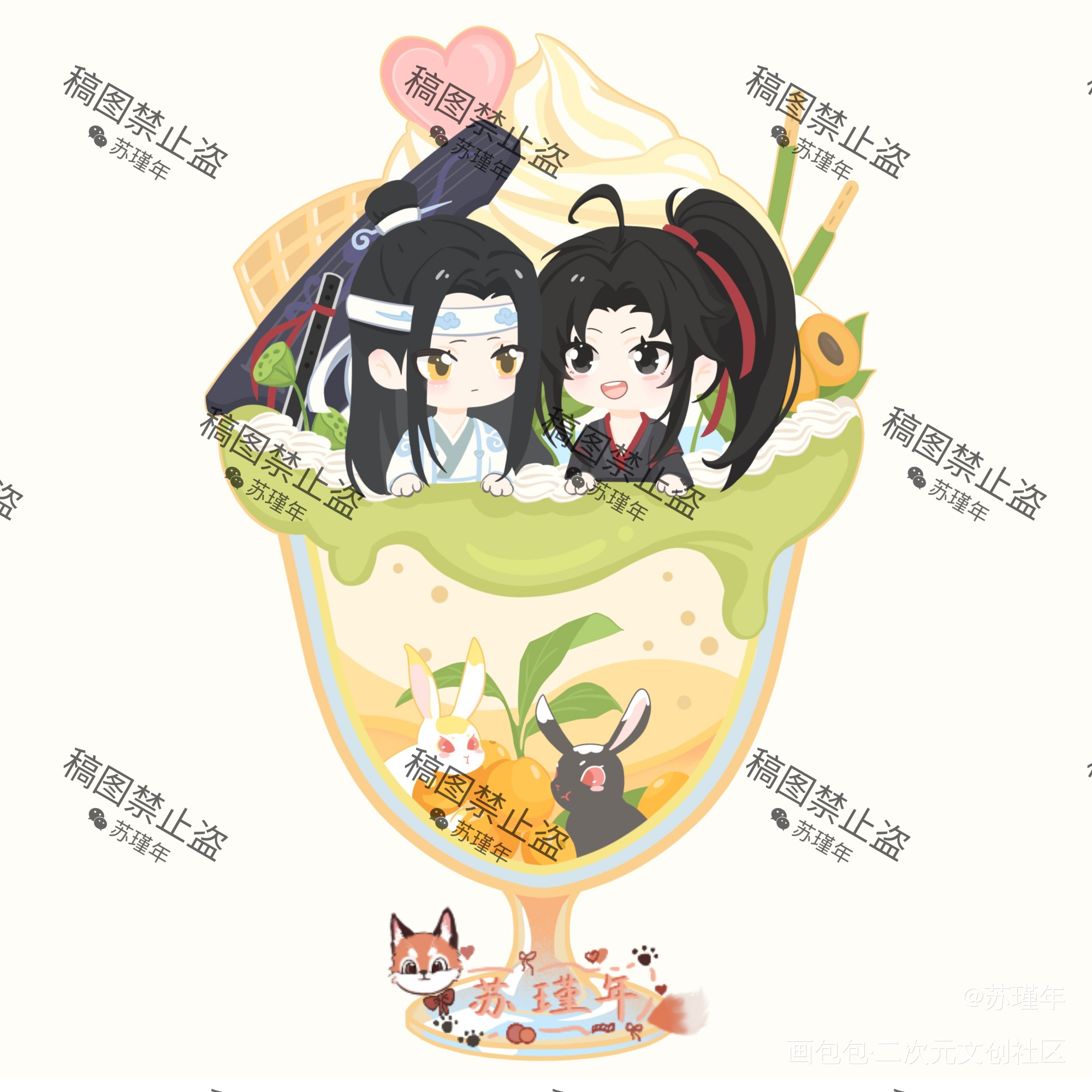 忘羡_魔道祖师忘羡绘画作品