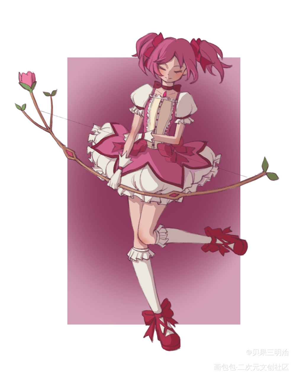 魔法少女小圆_魔法少女小圆绘画作品