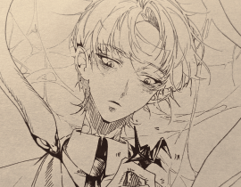 纸鹤传情_绘画作品