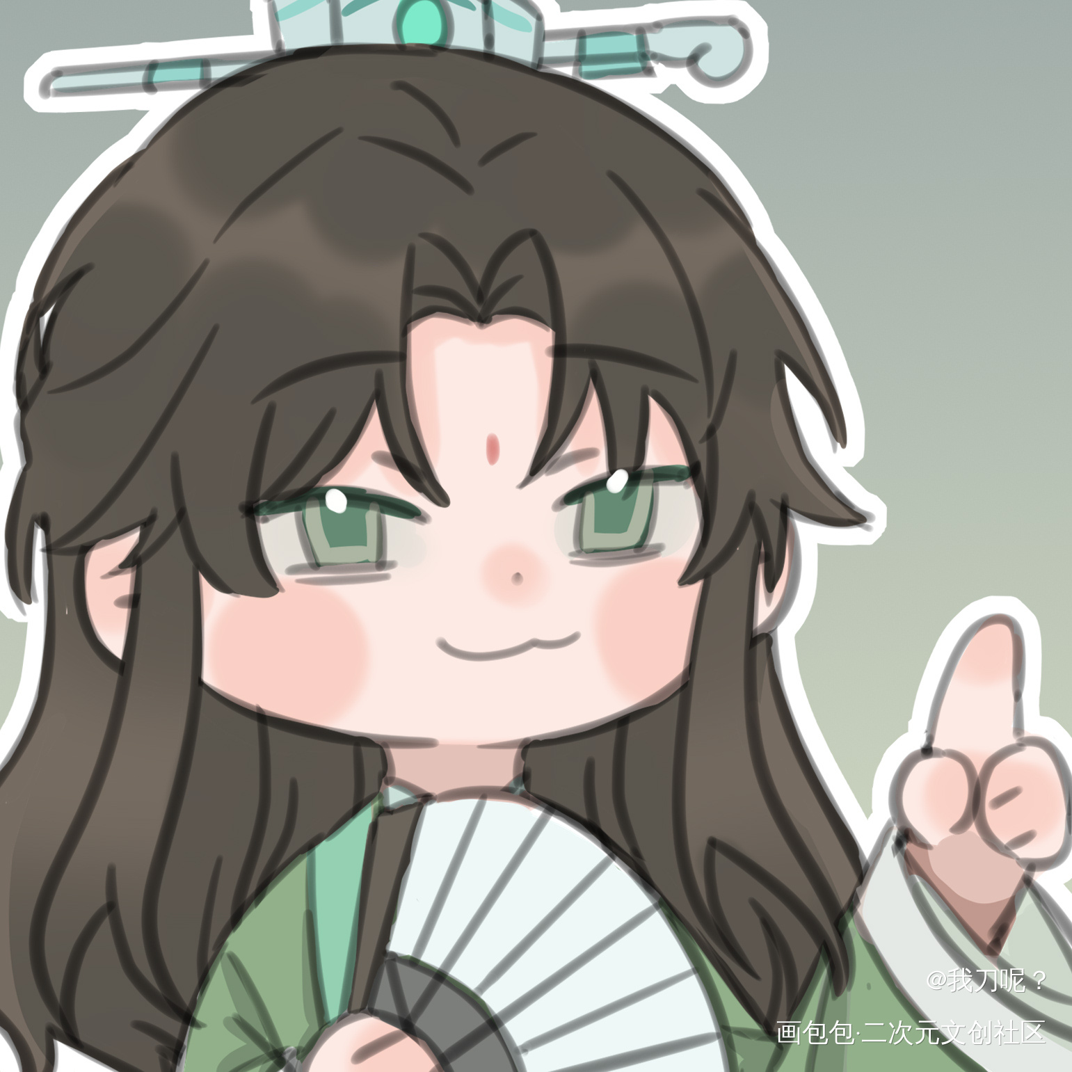 三宝_人渣反派自救系统天官赐福魔道祖师绘画作品