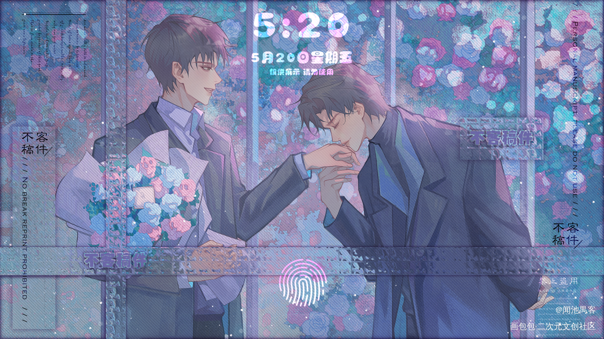 某某_某某盛望江添画师约稿约稿绘画作品