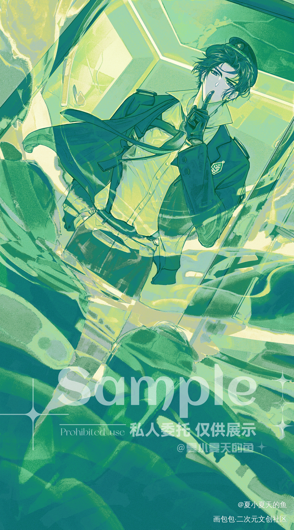 不要说话_bl绘画作品