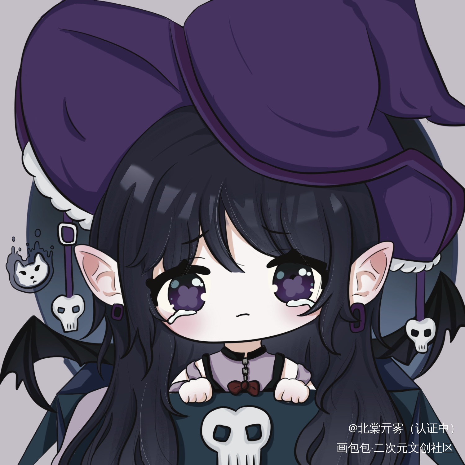 日系Q头_板绘涂日系oc绘画作品