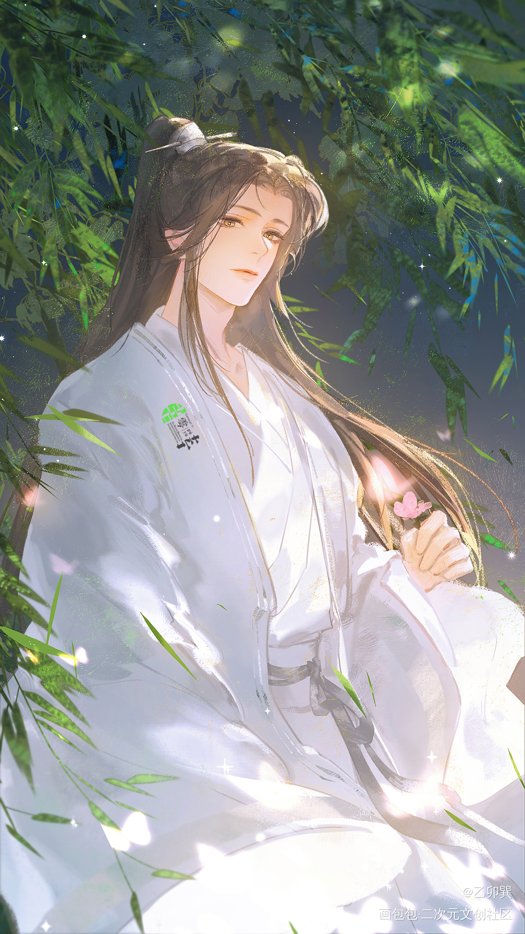 晚宁_二哈和他的白猫师尊燃晚楚晚宁古风插画同人绘画绘画作品