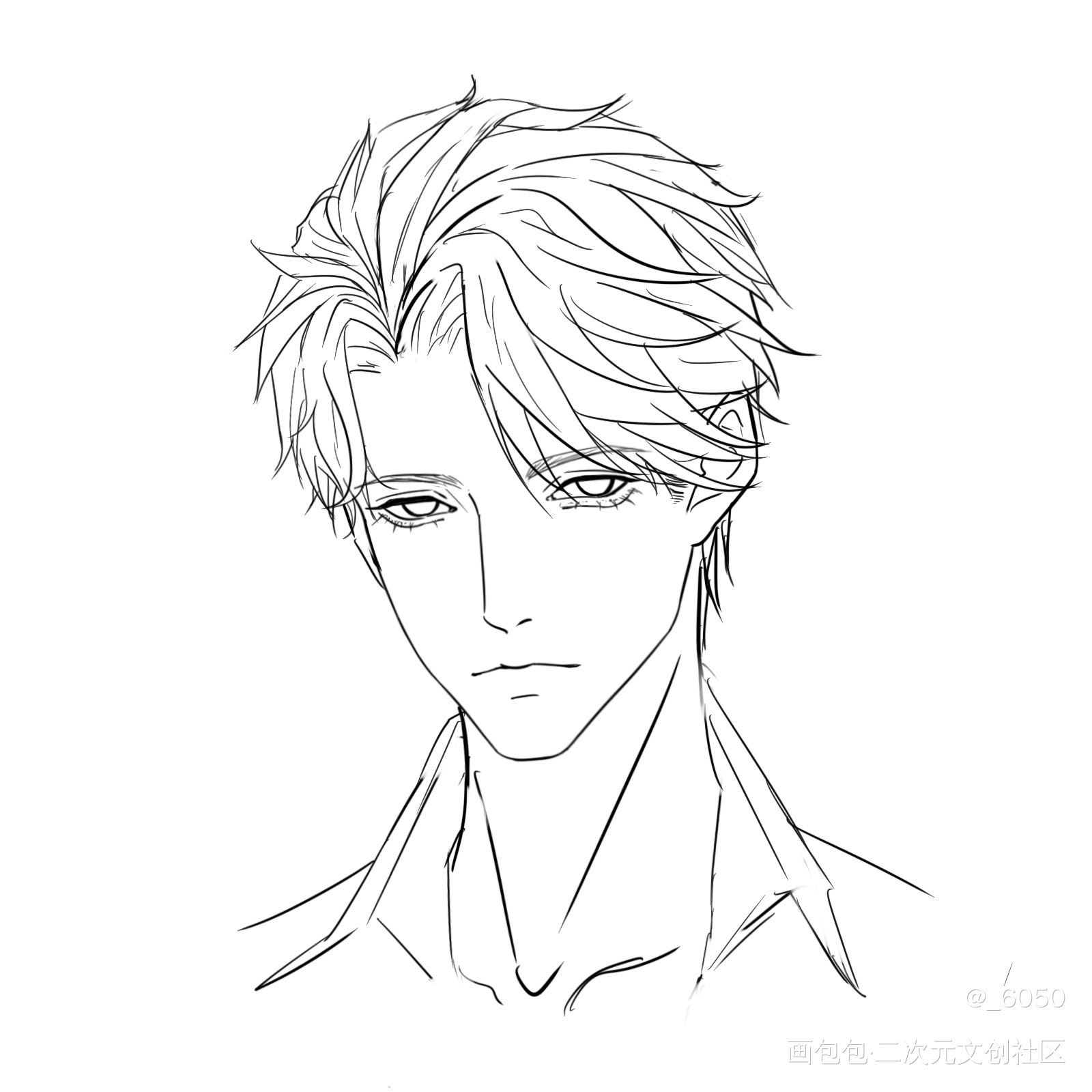 职业替身_职业替身188男团晏周彩色条漫黑白简笔绘画作品