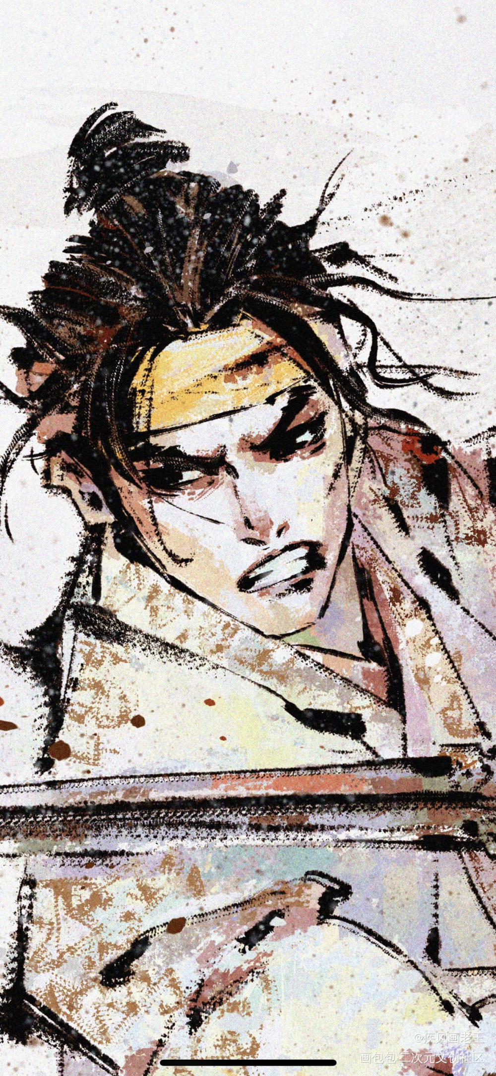《拔长剑 救手足》_封神第一部封神三部曲绘画作品