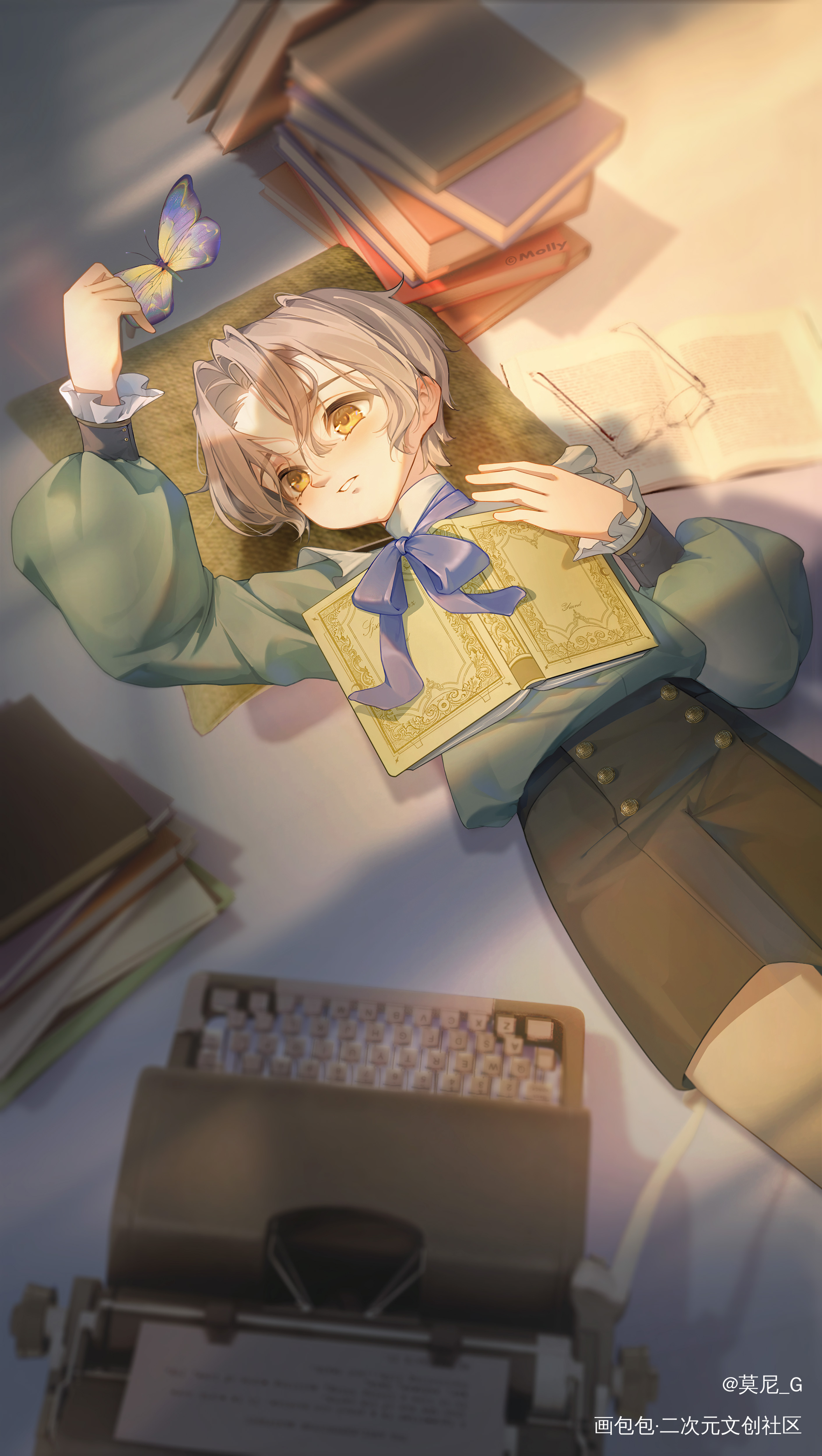 黄昏_未定事件簿夏彦半厚涂我要上首推板绘绘画作品