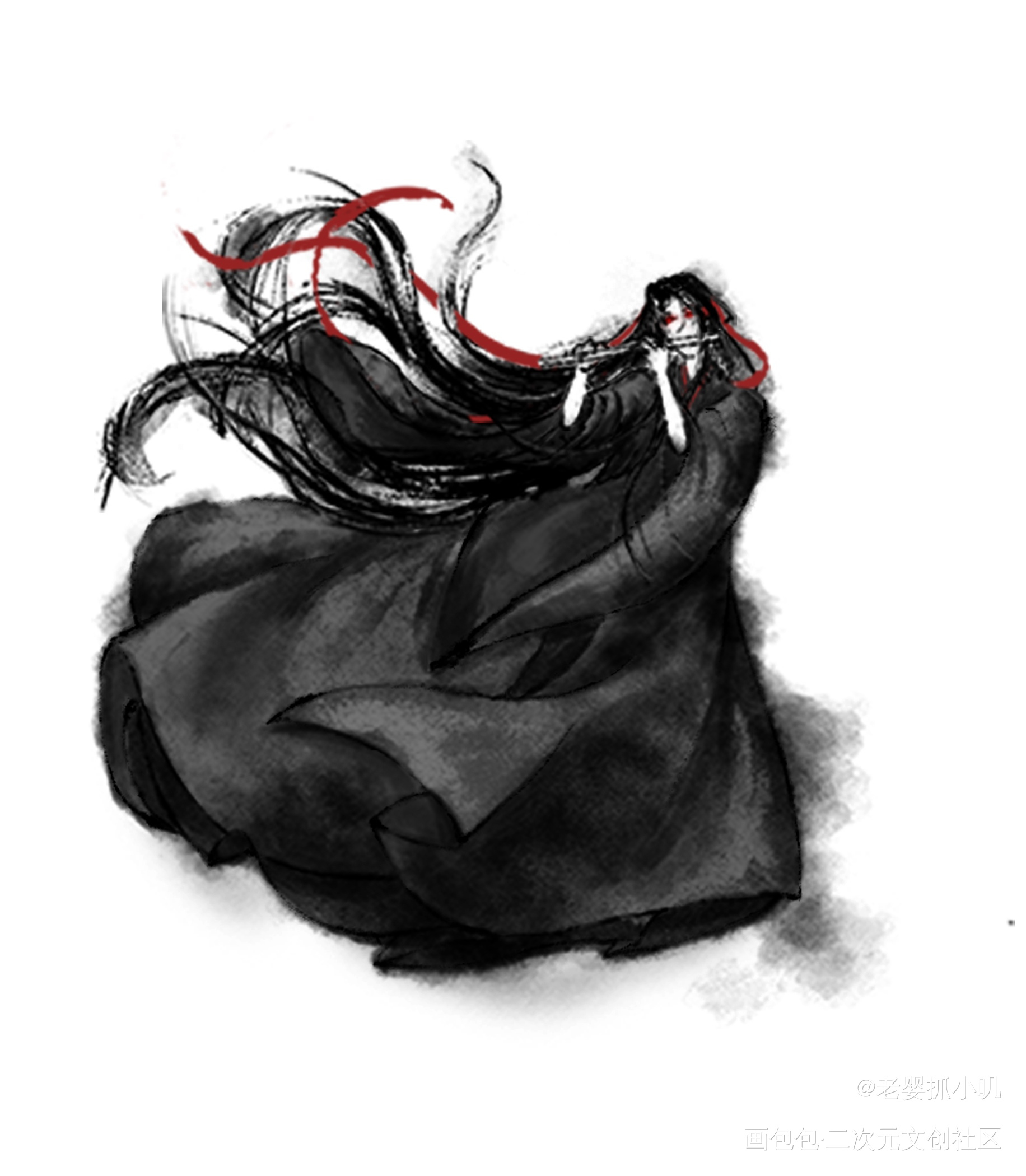 羡羡生日快乐！_魏无羡·魔道祖师绘画作品