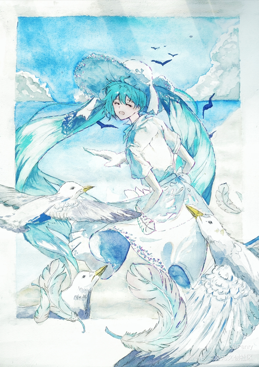 海风_矢量绘画作品