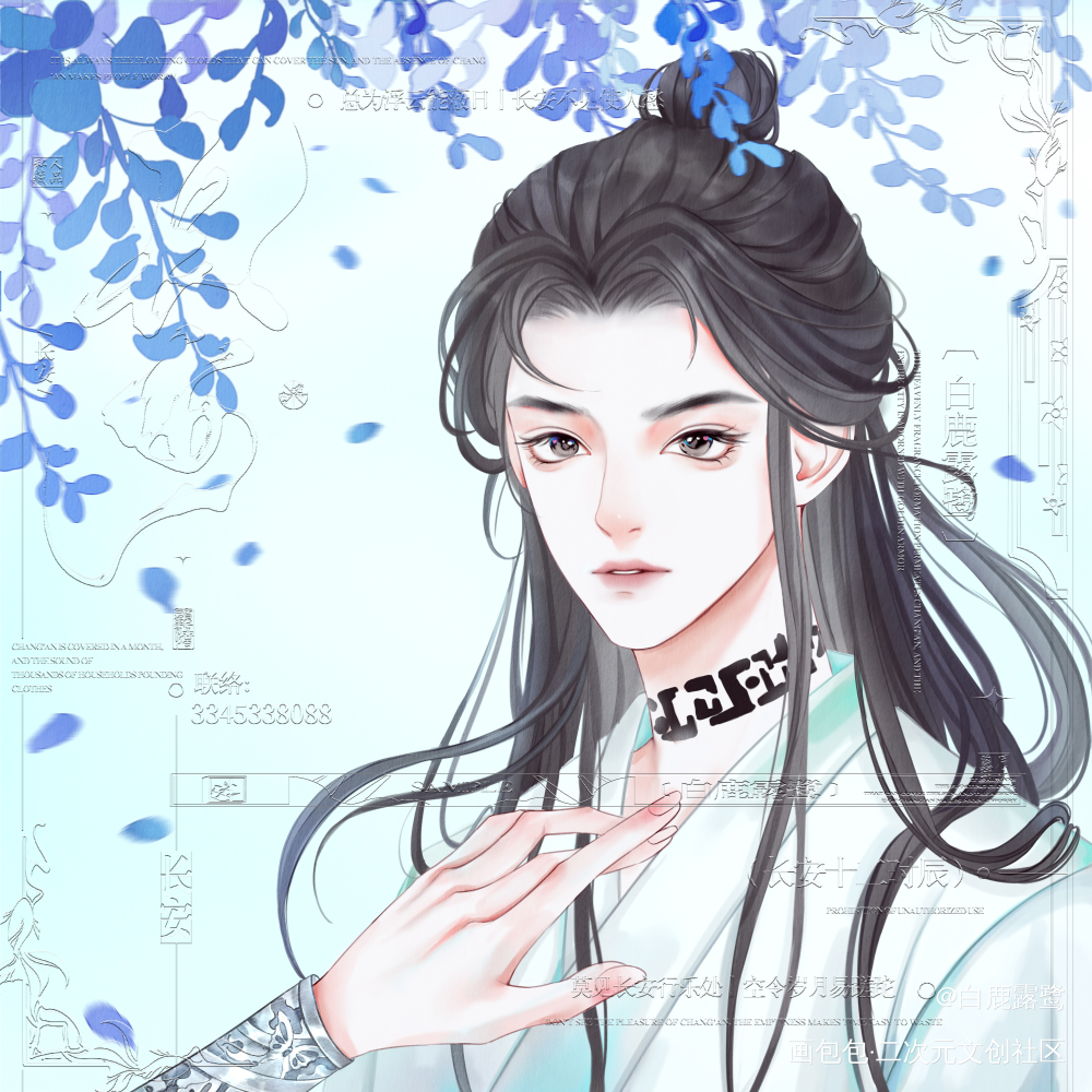 天官赐福_天官赐福谢怜花城谢怜花城花城谢怜绘画作品