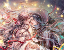 【法师叽 X 蛾子羡】_绘画作品