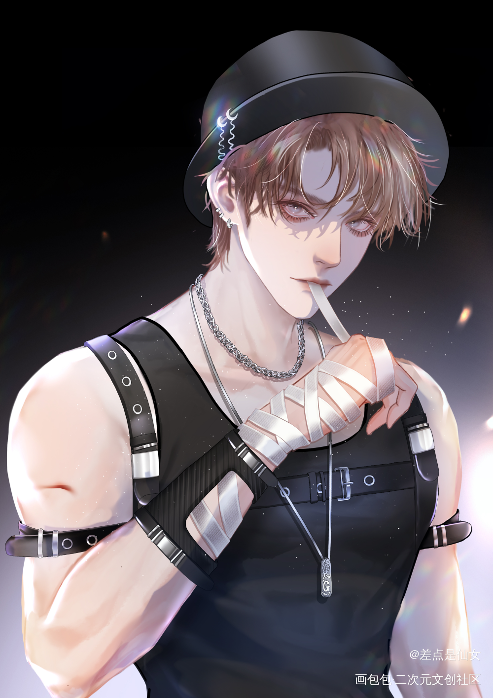 原炀～_针锋对决188男团原炀绘画作品