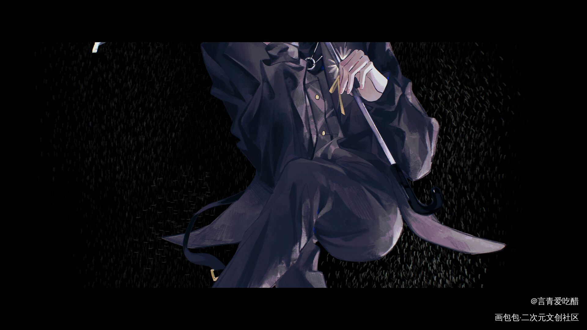 金主家oc好帅哦_稿件展示procreate稿件oc绘画作品
