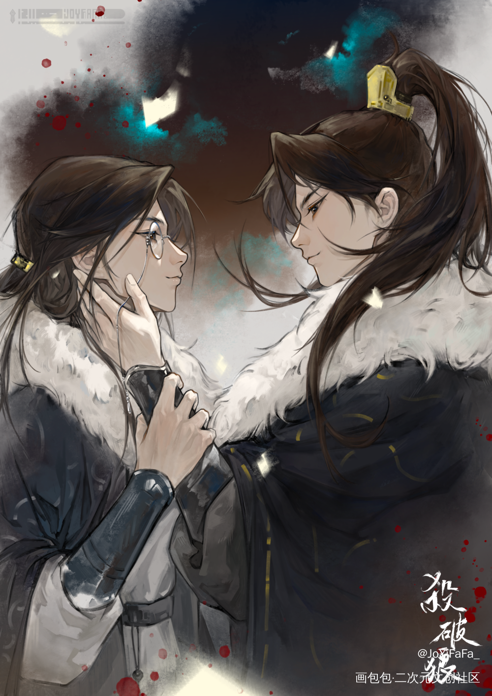 发发好久之前的🐺图_杀破狼长顾长庚顾昀priest绘画作品