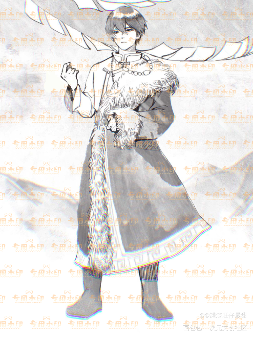 _盗墓笔记绘画作品