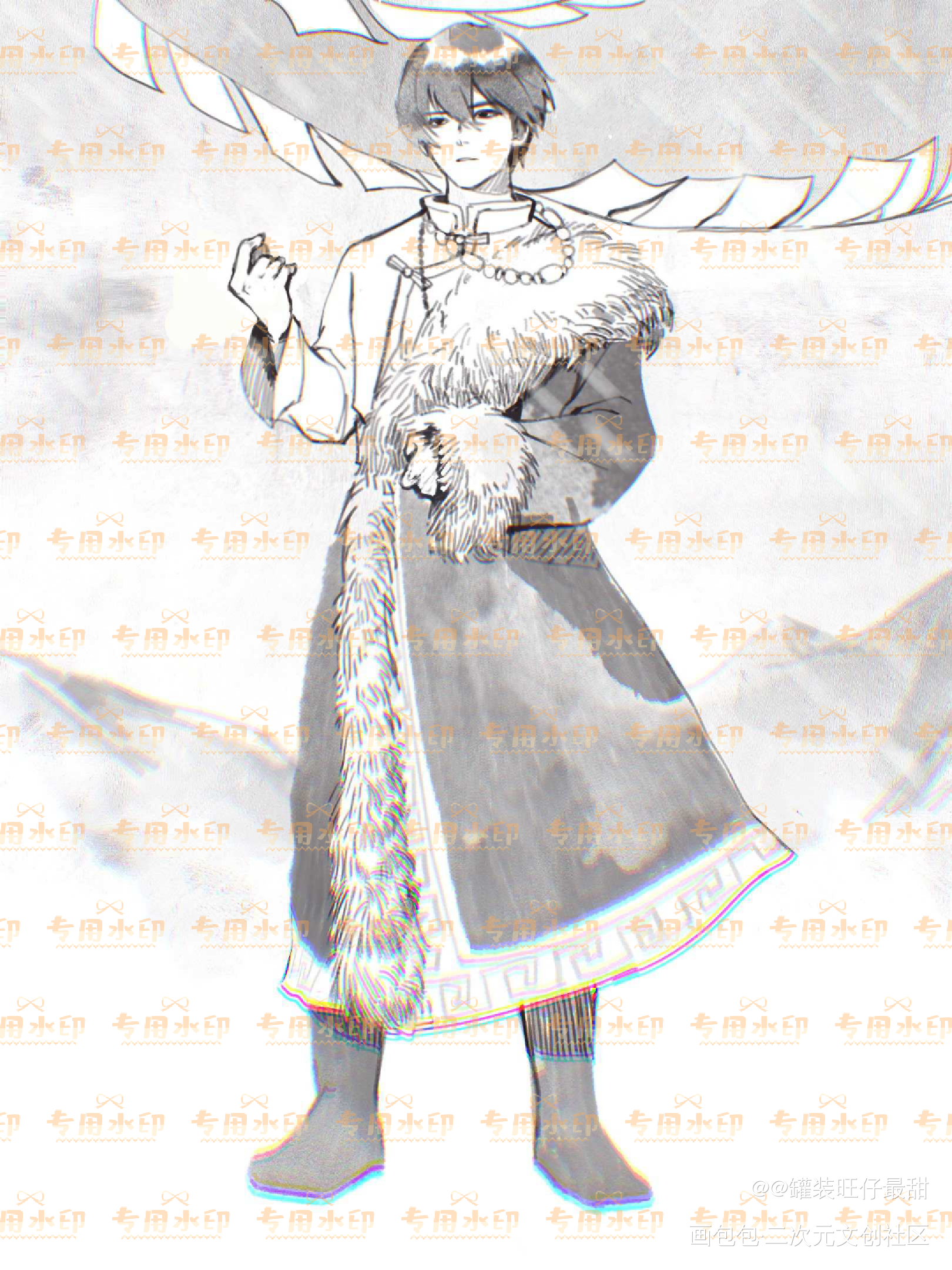 _盗墓笔记绘画作品