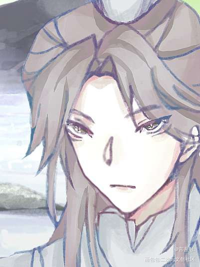 师尊(_ _)_二哈和他的白猫师尊绘画作品