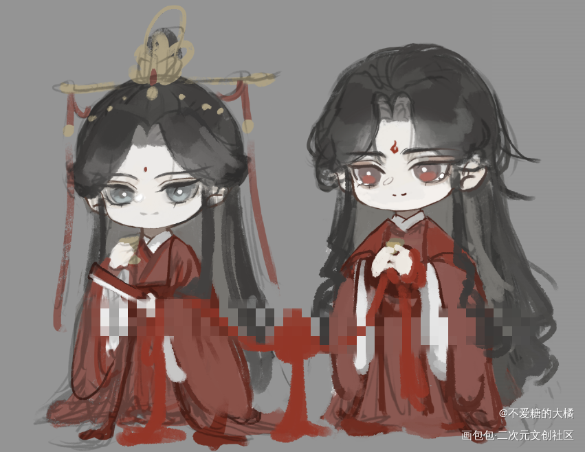 (˵¯͒〰¯͒˵)_人渣反派自救系统冰秋绘画作品