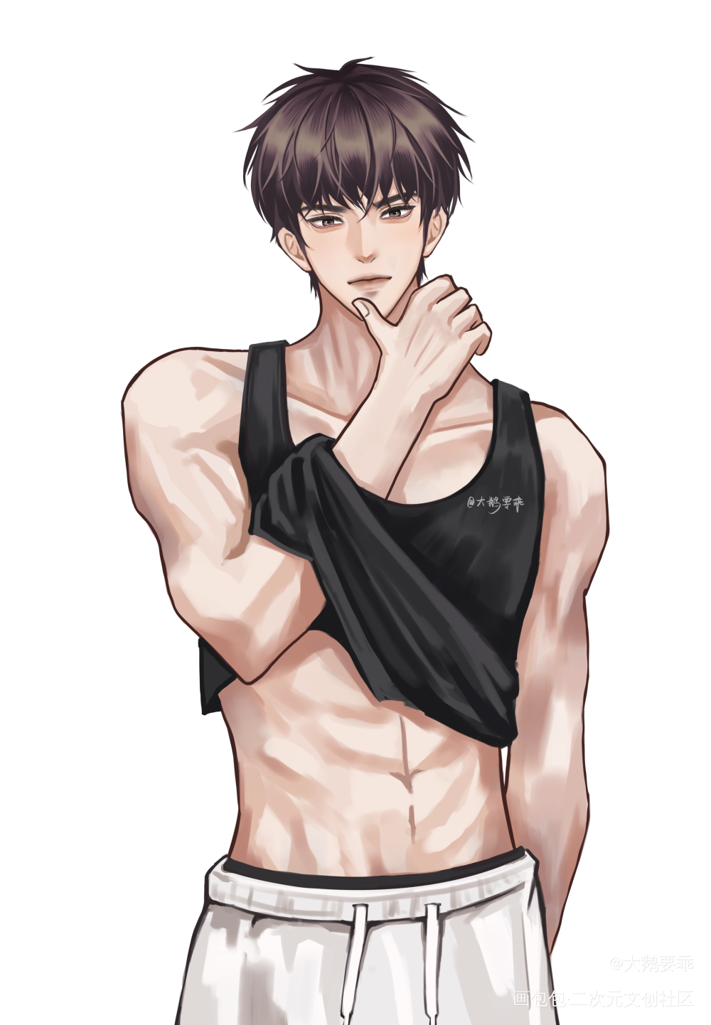 李玉_188男团李玉你却爱着一个sb绘画作品