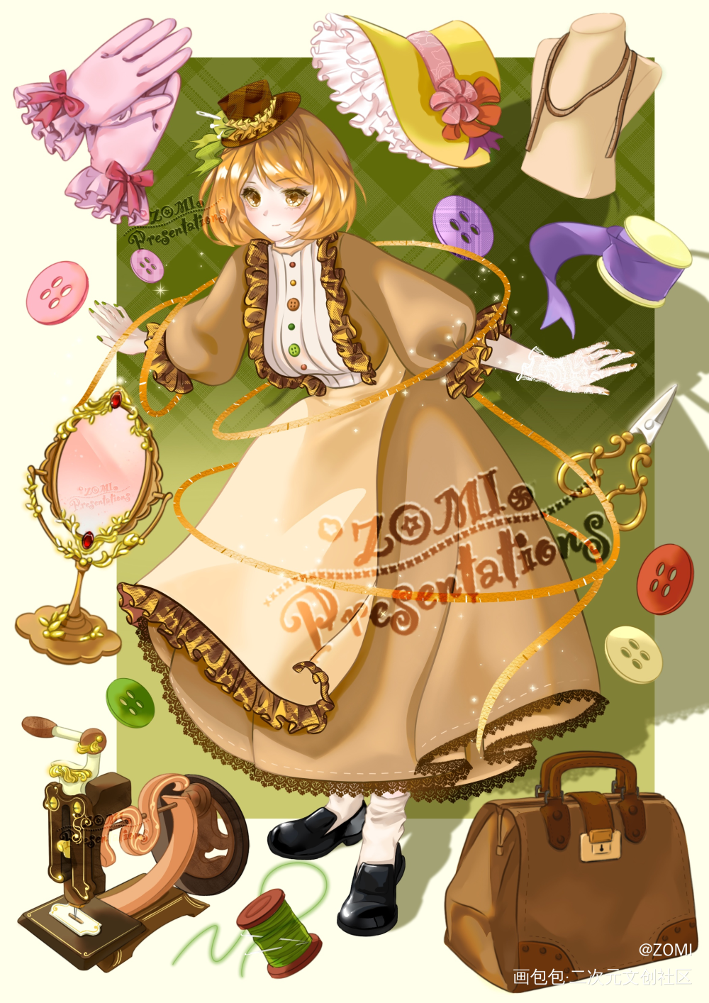 首张_摸鱼页绘画作品